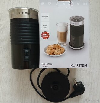 Napěňovač mléka Klarstein -Biancolatte Nero - 3