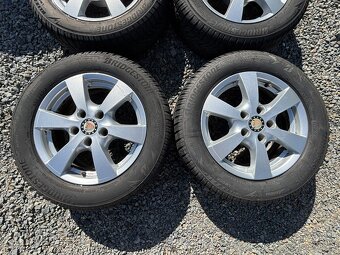 Alu kola na BMW 5 5x120 R16, zimní pneu 225/55/16 - 3