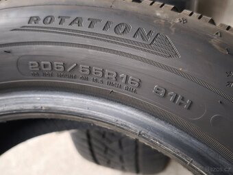 205/55 r16 zimní pneumatiky DUNLOP 7,5mm - 3