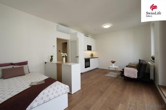 Pronájem bytu 1+kk 32 m2 Lumírova, Praha - 3