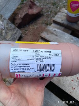 Prodám 3 kýble fasádní omítky WEBER weberpas silikon 1,5 - 3