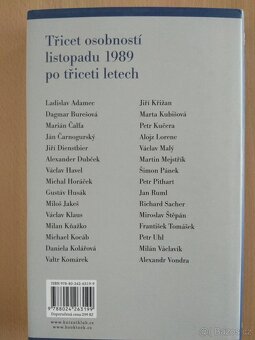 Nová kniha Lidé roku 1989 -Vítězové a poražení sam. revoluce - 3