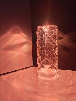 Křišťálová diamantová stolní lampa - 3