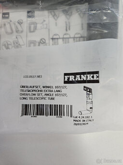 FRANKE nerezový obdélníkový přepad - 3