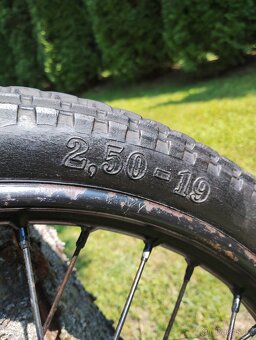 Prodám originální patinové kolo ČZ 98 ccm + brzda - 3