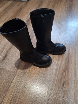 Černé dívčí kozačky - 3