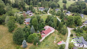 Zajímavý dům s pozemky 3.588m2 v Jelmu u Horní Plané, Šumava - 3