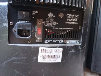 Crate PSM15P 400 w napájený reproduktorový monitor/hlavní 15 - 3