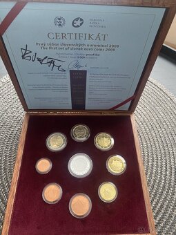 Súbor euromincí PROOF 2009 – špeciálna emisia predsedu vlády - 3