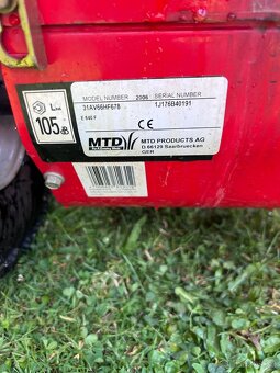Sněhová Fréza MTD E640F 31AV66HF678 - 2006 - elektro startér - 3