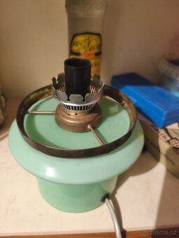 Retro skleněná lampa - 3