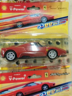 Autíčka, modely Ferrari. Shell. - 3