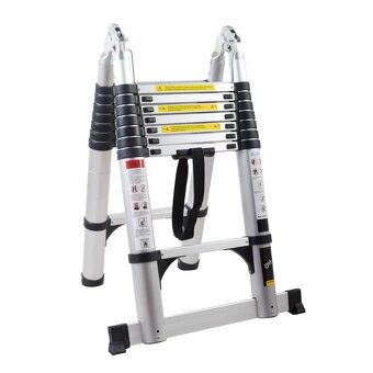 Teleskopický žebřík - 5M štafle/žebřík - 3