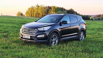Hyundai Santa Fe 2015 max výbava 113tkm top stav 165kw 8pneu - 3