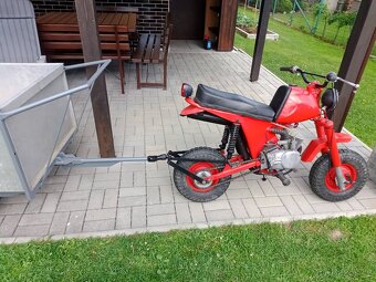 JAWA 90 předělaná + vozík - 3