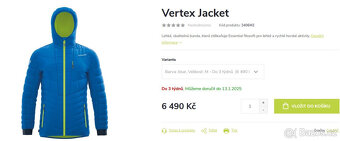 bunda Vertex Jacket, modrá, M - 3