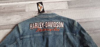 Riflová bunda Harley Davidson, originál, dámská, vel. M - 3
