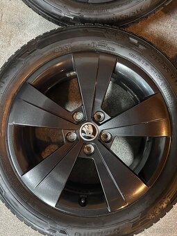 ALU Kola ŠKODA 5x112 R17 TRITON Zimní Pneu 215/55/17 - 3