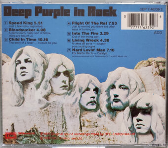 CD Deep Purple: In Rock - 3