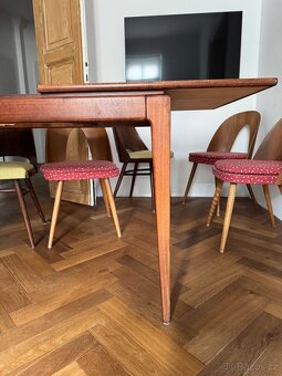 Jidelni stul rozkladaci 120x80, 180x80, retro - 3