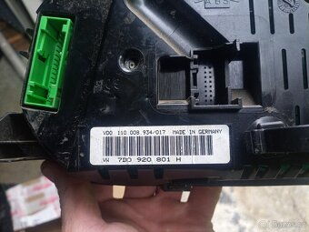 Transporter T4 1 budíky modré podsvícení - 3