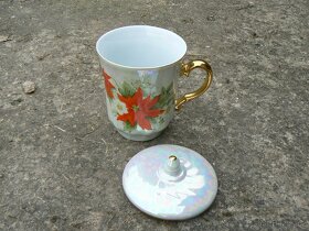 Keramický hrneček s pokličkou - ducháček - 3