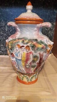 Porcelánová dóza s poklopom - 3