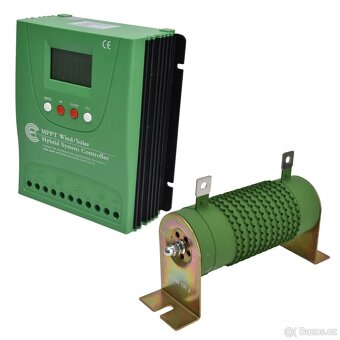 Větrný, solární hybridní regulátor 12/24V - 3