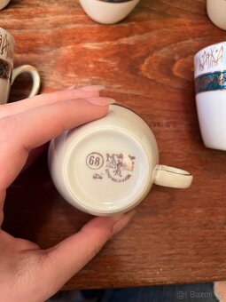 Retro porcelánové hrníčky - 3