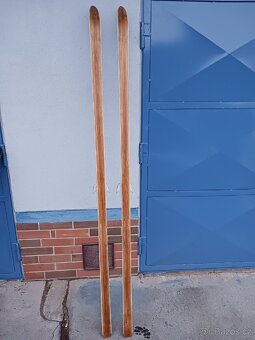 Retro dřevěné běžky 210 cm - 3