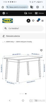 Stolová podnož Ikea Pinntorp - nová - 3