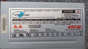 Prodám zdroj k PC 450w - 3