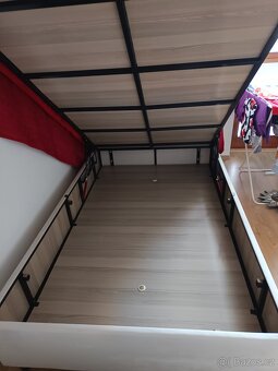 Prodám novou postel s úložným prostorem. - 3