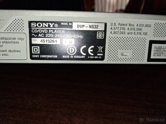 DVD přehrávač  SONY - 3