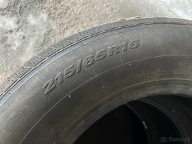Zánovní letní pneu Nexen n’blue plus 215/65 r16 - 3