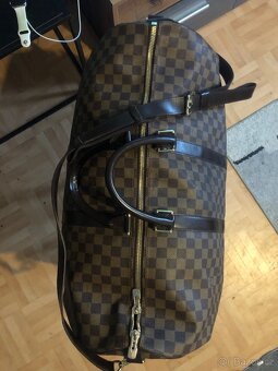 LOUIS VUITTON Keepall 45 Damier Ebene - 3