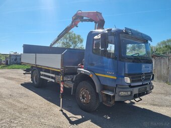 MERCEDES 1524 4x4 + FASSI 110 + diaľkové + navijak - 3