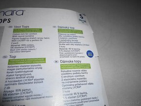 DÁMSKÝ TOP, 2 KUSY, VEL. S, 36/38 - 3