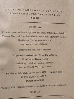 Katalog náhradních dílů Fiat 600 - 3