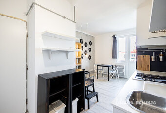 Pronájem bytu 1+kk, Biskupcova, Žižkov, 15900 Kč/měs, 22 m2 - 3
