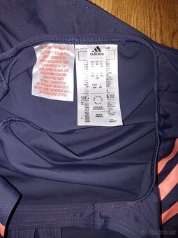 JEDNODÍLNÉ MODRO-ORANŽOVÉ PLAVKY - ADIDAS - VEL.152 - 3