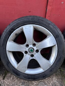 Originál kola škoda 5x112 7Jx17 ET54 - 3