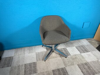 Designová židle Vitra Softshell Chair 2 kusy šedá - 3