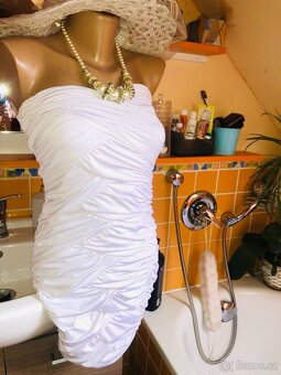 bilesaty#korzetove# spolecenske# bezraminek#bodycon - 3