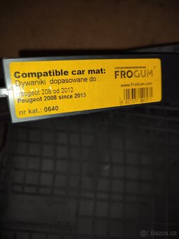 Gumové koberce Peugeot  208 Peugeot 2008 - 3