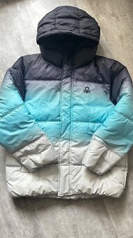 Zimní bunda Benetton vel.XL, 10-11let, vel.146-152 - 3