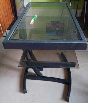 Železný televizní stolek, polička - 3