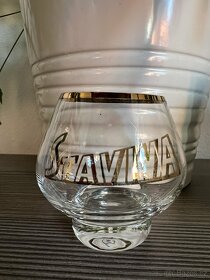 Sada skleniček na likér, retro vintage Staviva - 3