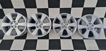 Alu kola 5X112 ,18,Superb,Octavia,Karoq - TOP STAV - 3