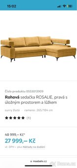 Rohová sedačka ROSALIE Möebelix - 3